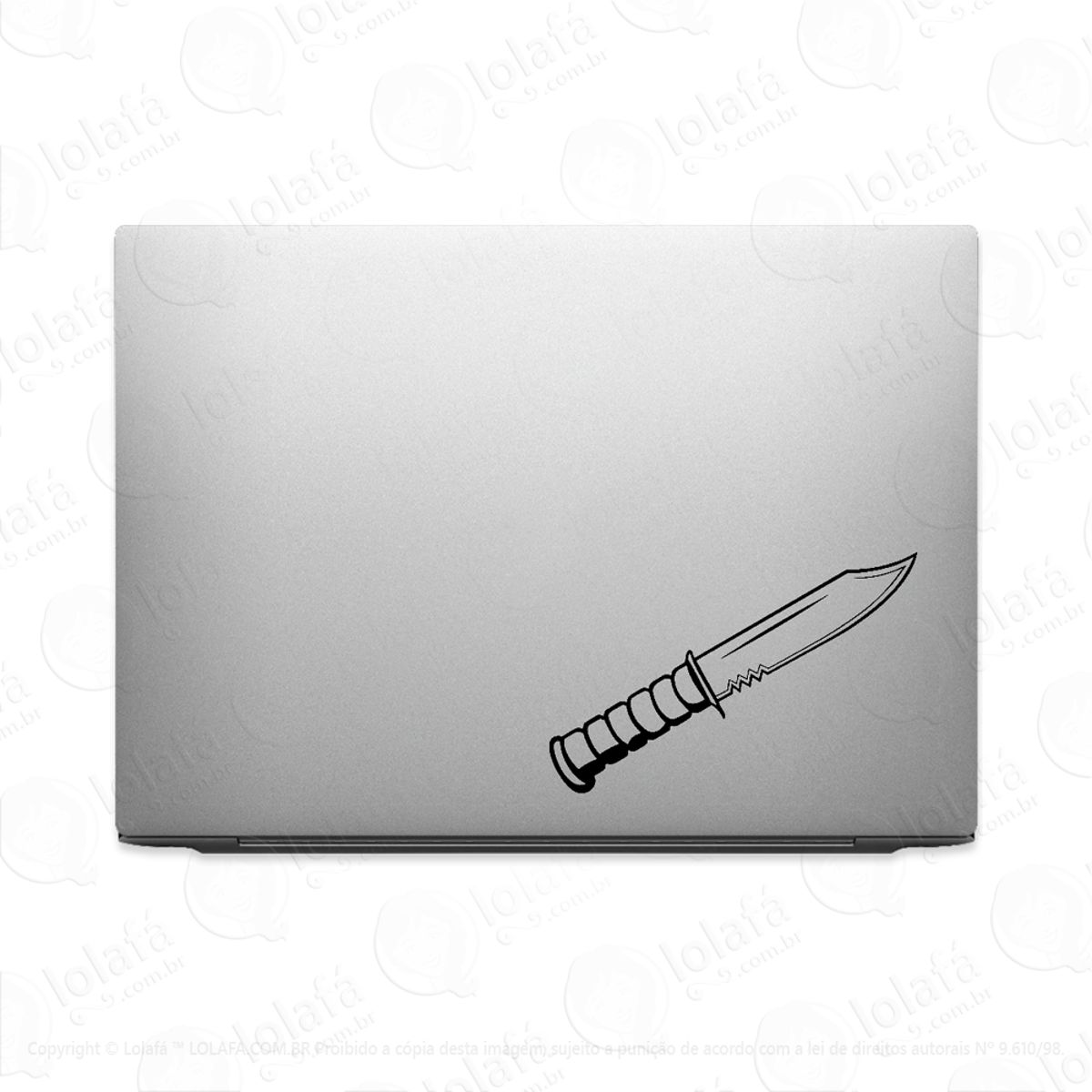 Adesivo Para Notebook Faca De Combate Mod:3078