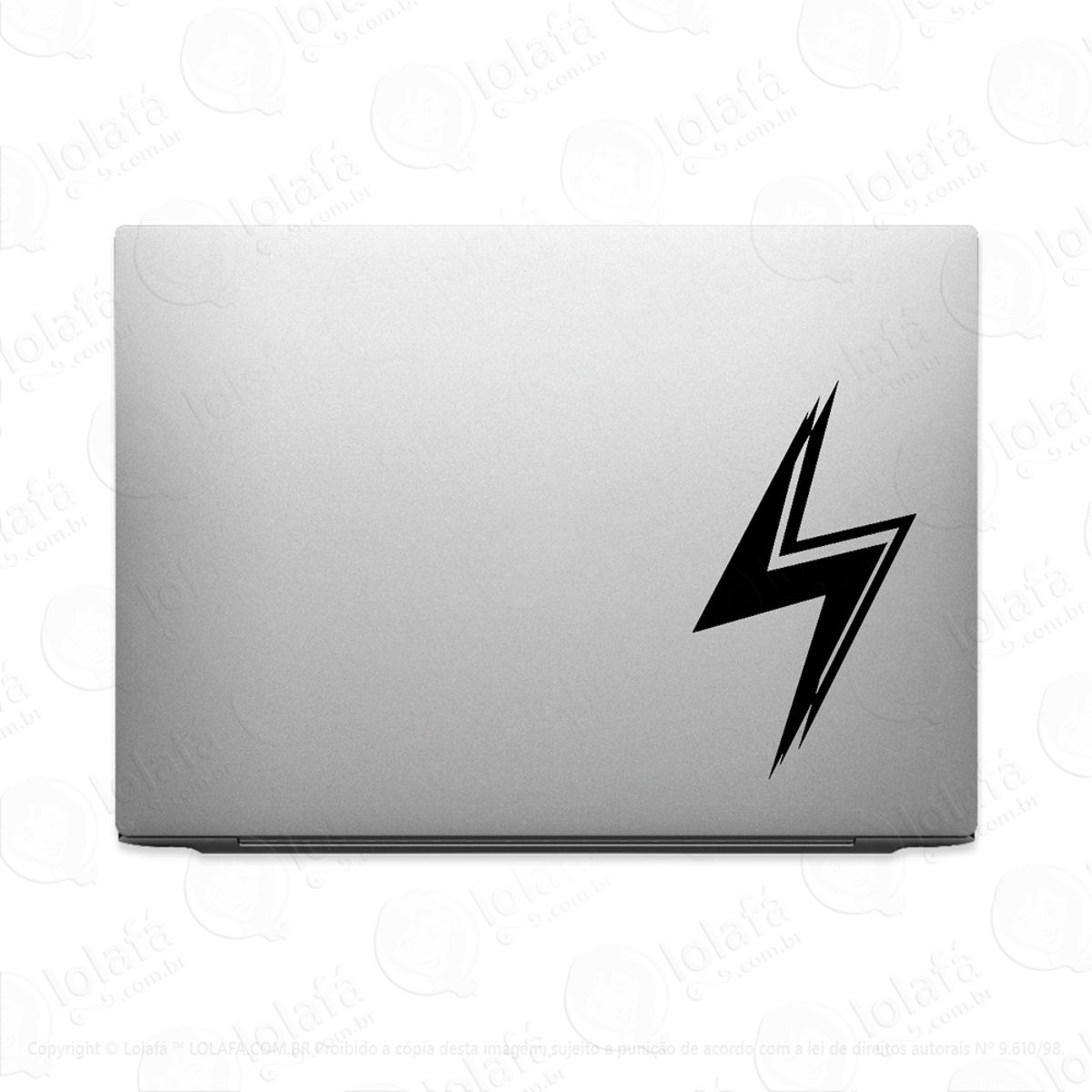 Adesivo Para Notebook Raio Relâmpago De Luz Mod:3083