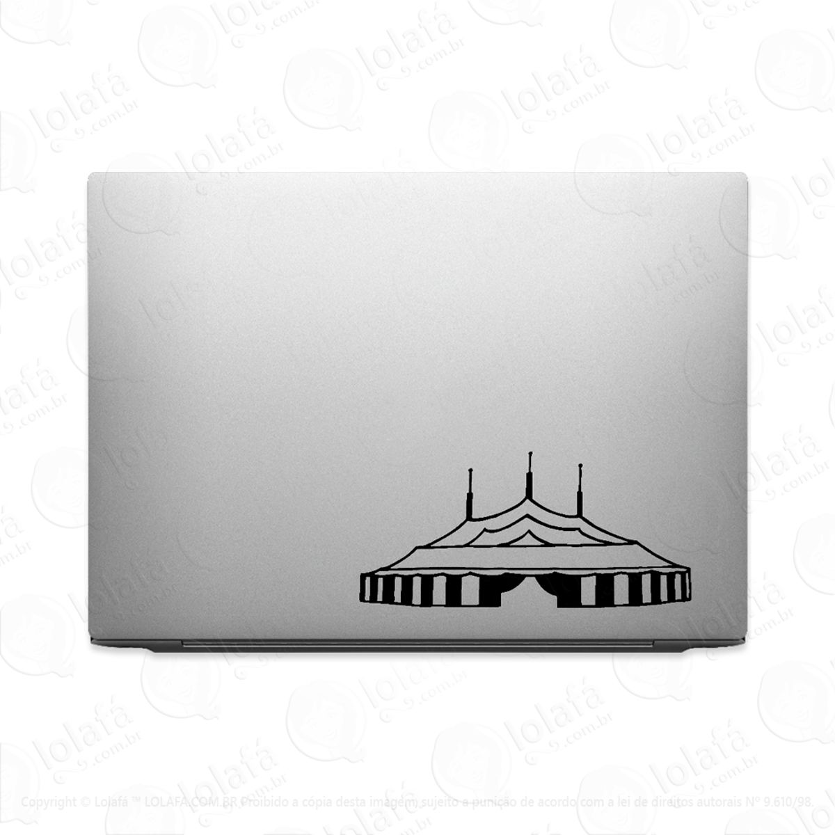 Adesivo Para Notebook Tenda Circo Mod:3087