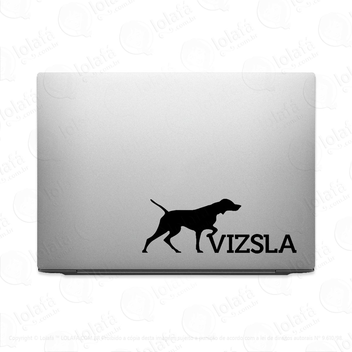 Adesivo Para Notebook Vizsla Caçador Raça Cão De Caça Mod:3096
