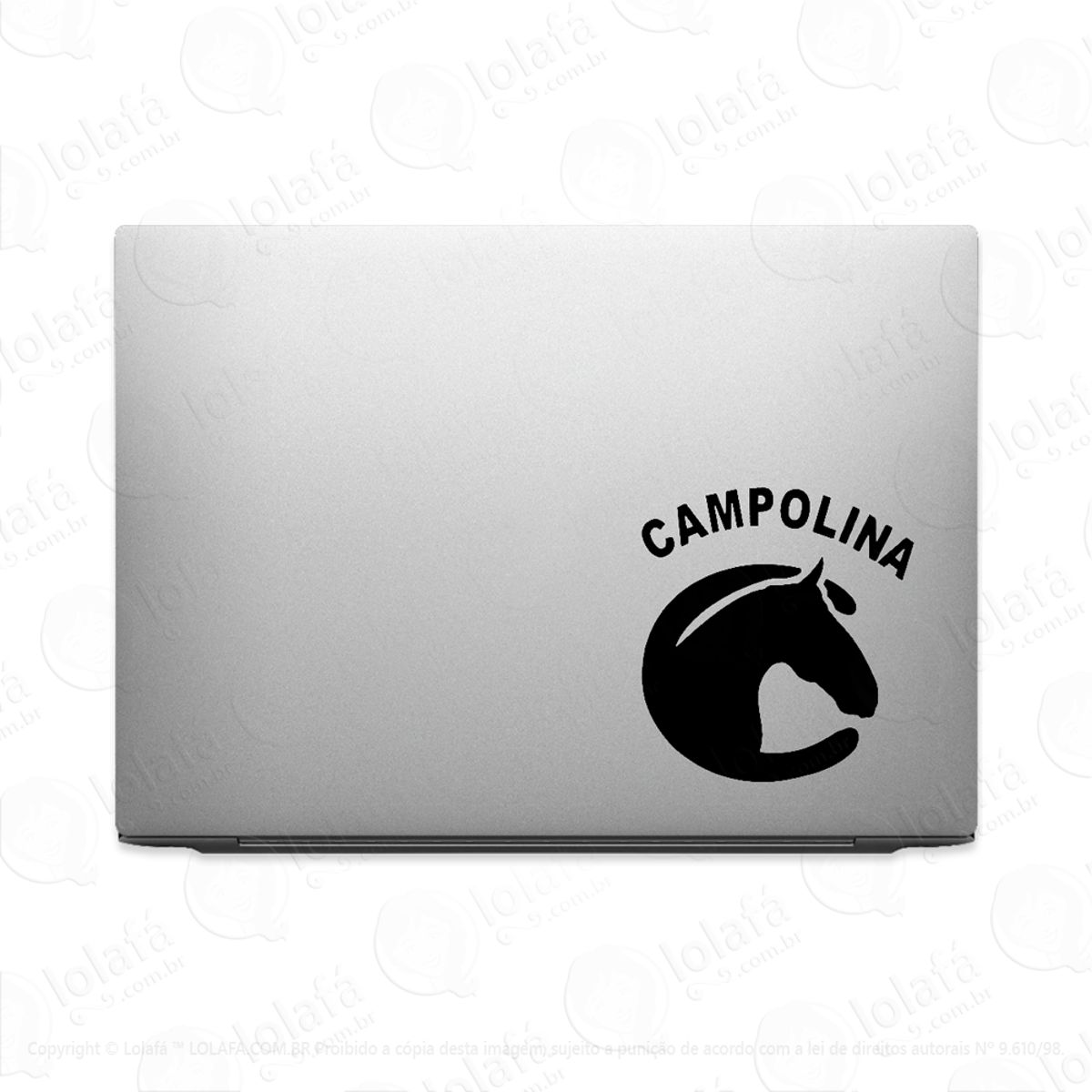 Adesivo Para Notebook Cavalo Campolina Mod:3098