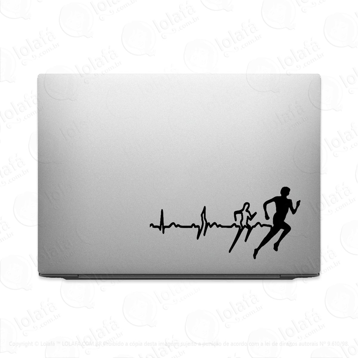 Adesivo Para Notebook Caminhada Esporte Corrida Mod:3107