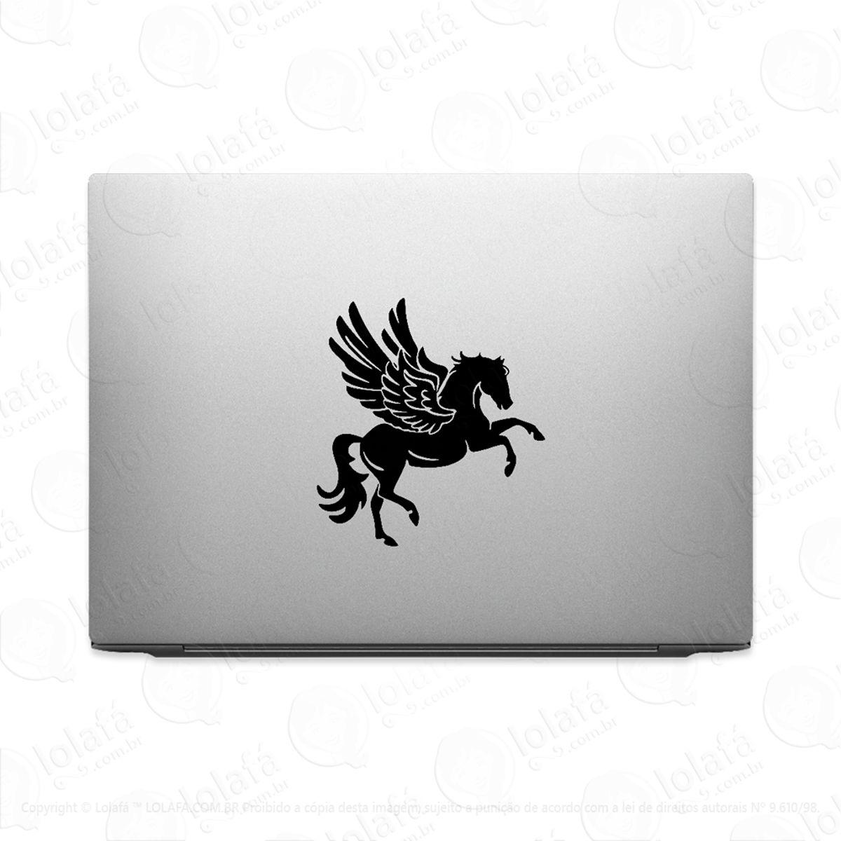 Adesivo De Notebook Pegasus Cavalo Alado Mod:3149