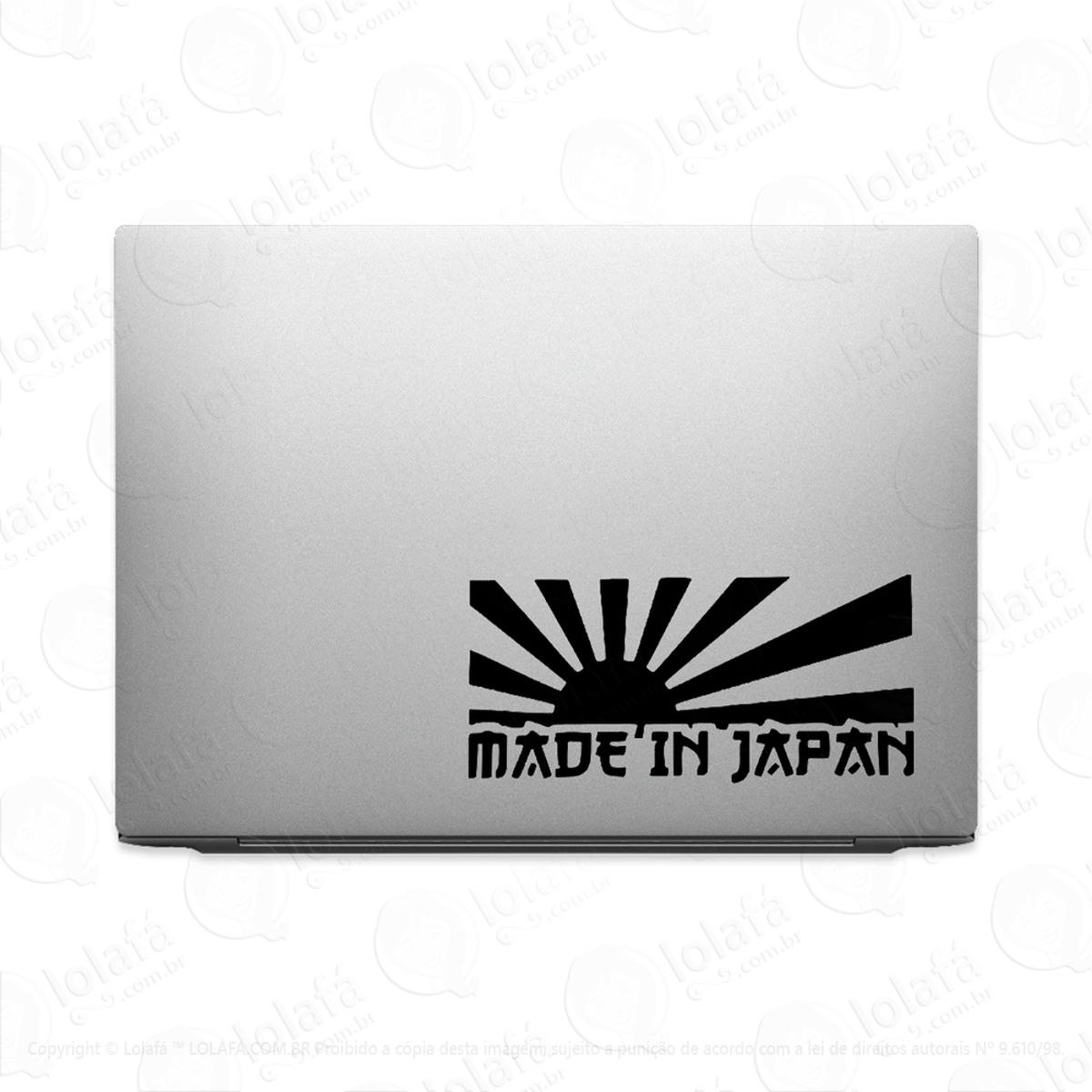 Adesivo Para Notebook Made In Japan Feito No Japão Mod:3174