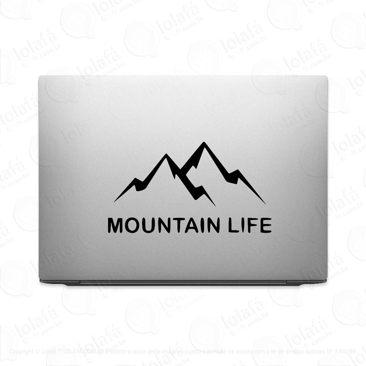 Adesivo Para Notebook Alpinismo Montanha Escalada Vida Mod:3176