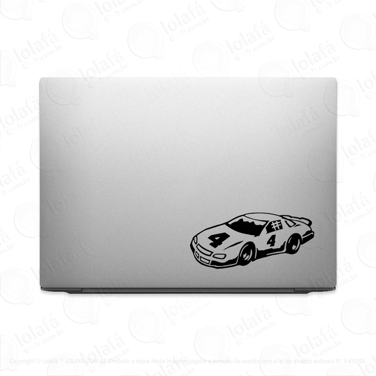 Adesivo Para Notebook Carro Stock Car Corrida Mod:3218