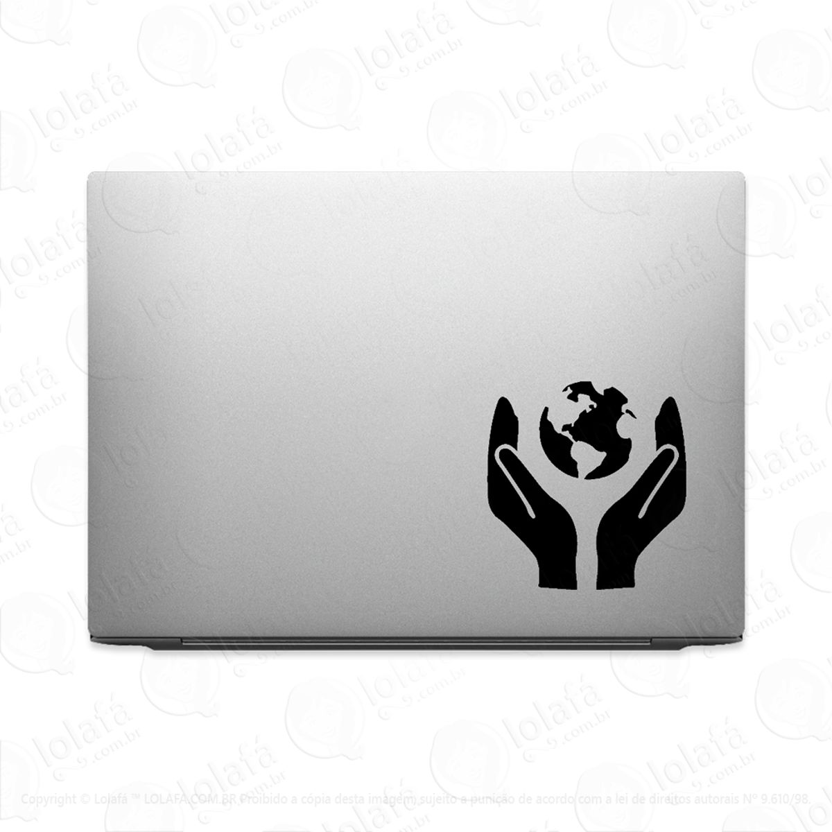 Adesivo Para Notebook Símbolo Salve O Planeta Mod:3230