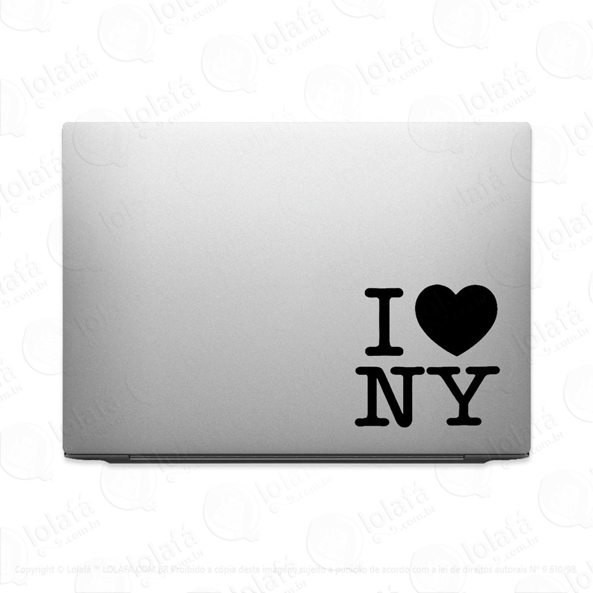 Adesivo Tablet Notebook Pc New York - I Love Ny Mod:3239