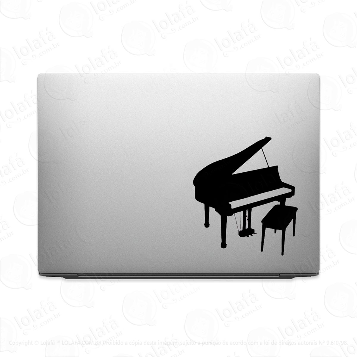 Adesivo Para Notebook Piano De Cauda Mod:3251