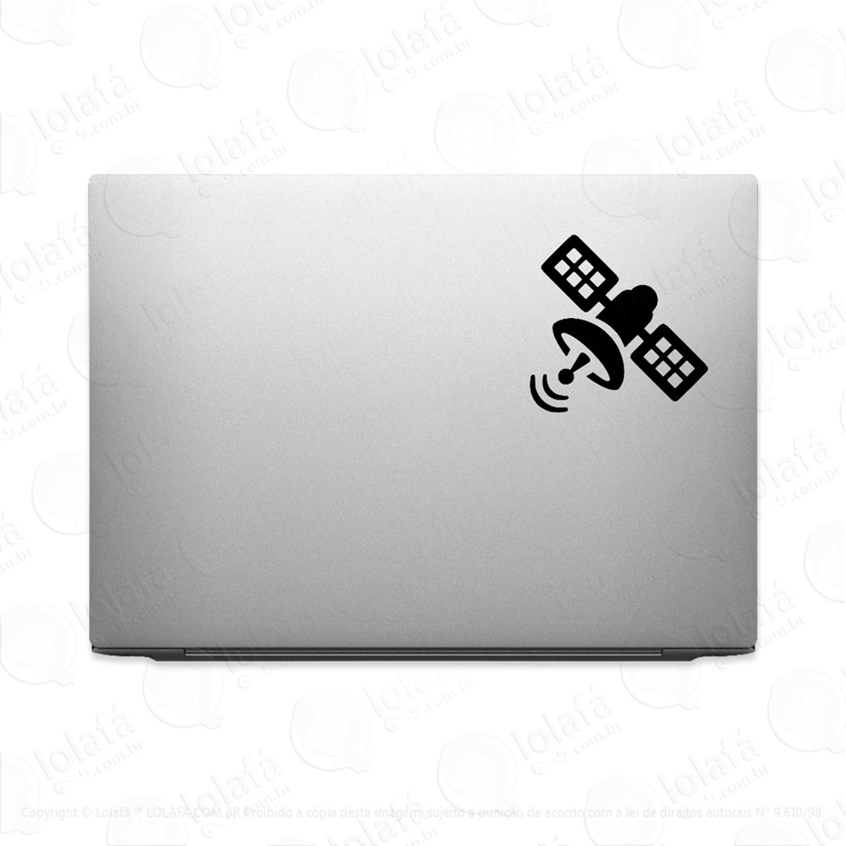Adesivo Para Notebook Satélite Em Órbita Mod:3254