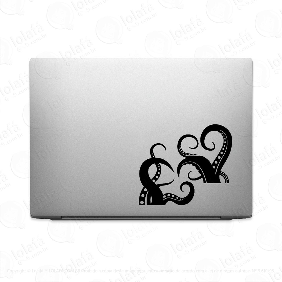 Adesivo Para Notebook Kraken Tentáculos Mod:3267