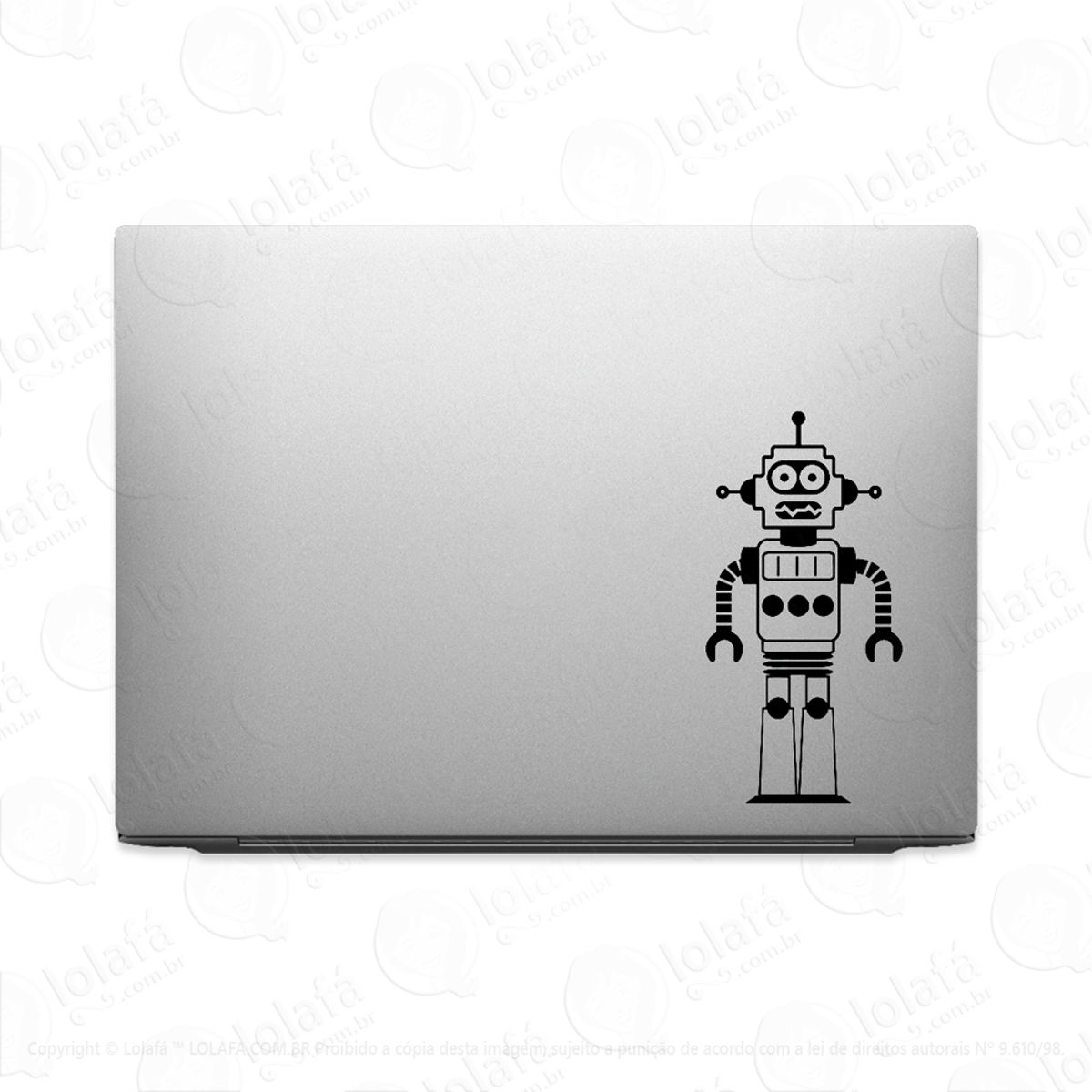 Adesivo Para Notebook Robô Humanoide Mod:3268
