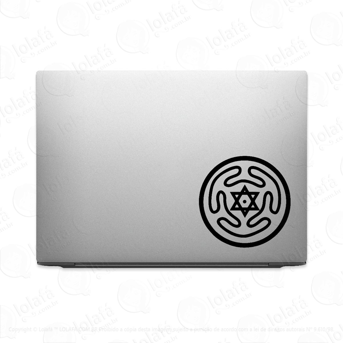 Adesivo Para Notebook Circulo De Hécate - Wicca Mod:3280