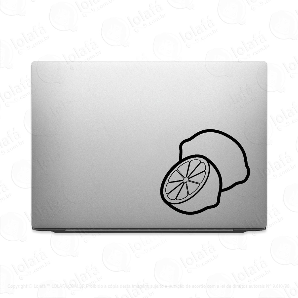 Adesivo Para Notebook Limões Cortados Mod:3312