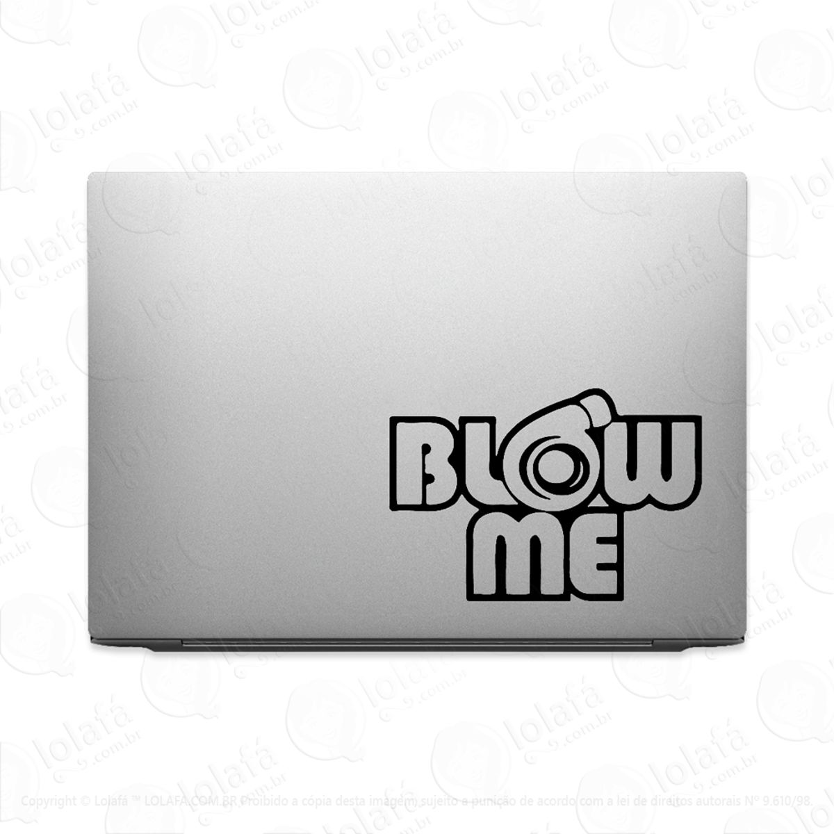 Adesivo Para Notebook Blow Me Turbina Mod:3343