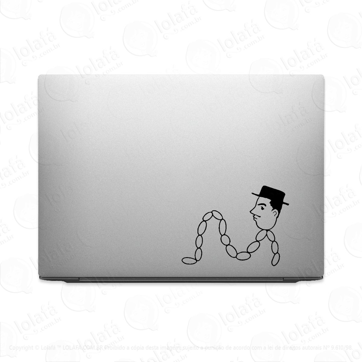 Adesivo Para Notebook Professor Linguiça Mod:3356