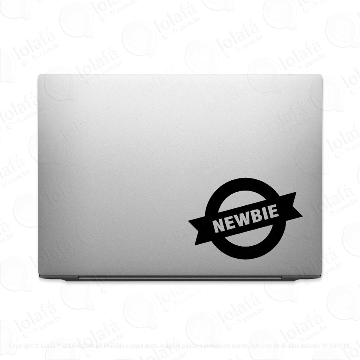 Adesivo Para Notebook Newbie Selo Jogador Mod:3391