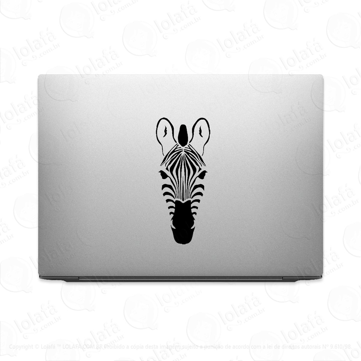 Adesivo Para Notebook Zebra Animal Selvagem Mod:3427