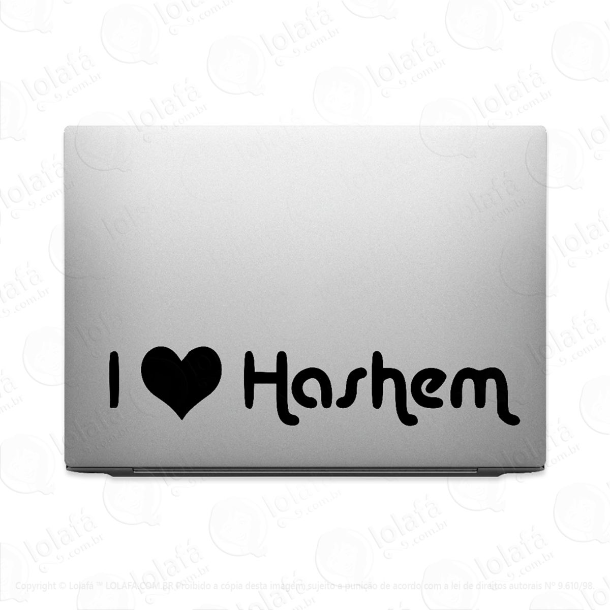 Adesivo De Notebook Judaísmo Hashem Mod:3440