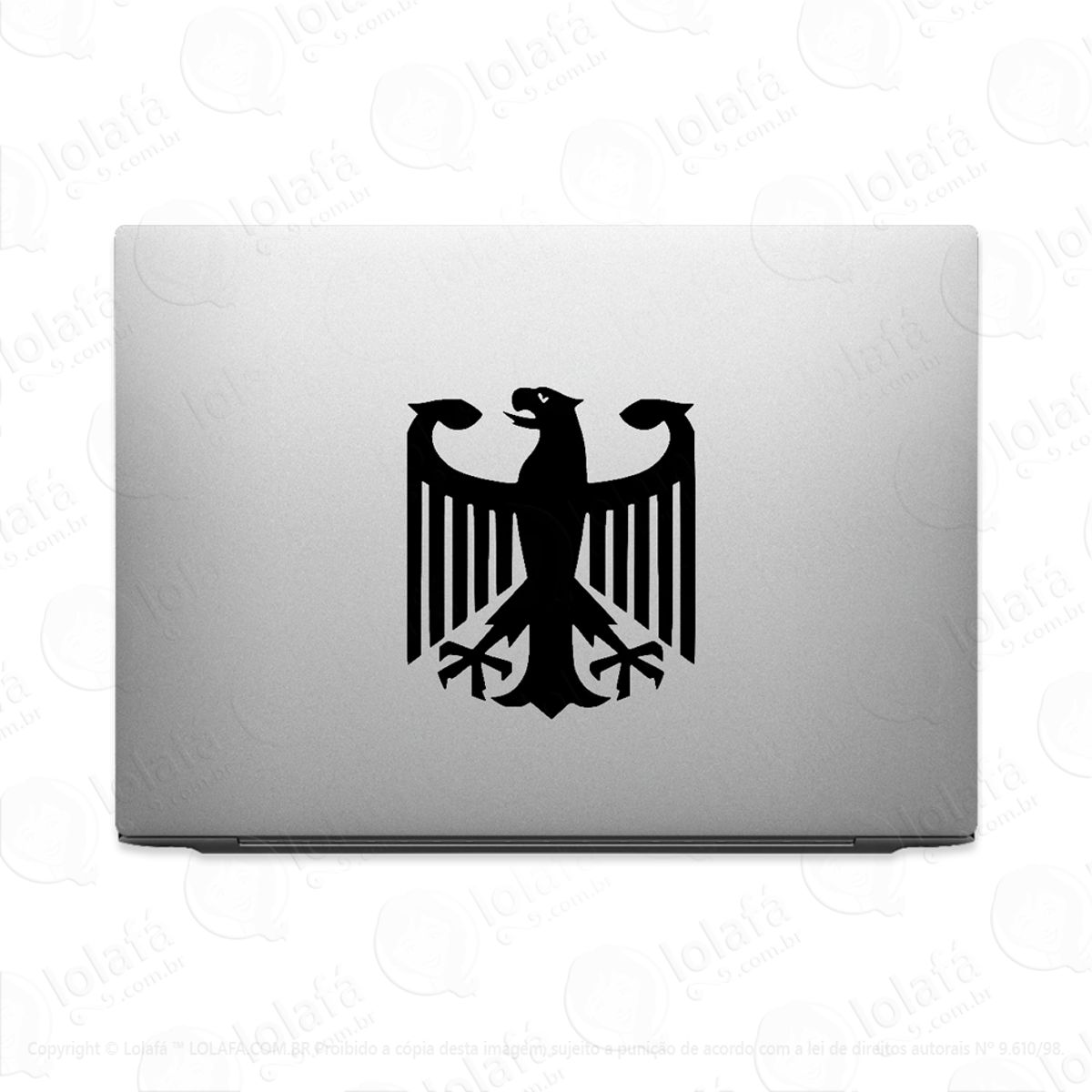 Adesivo De Notebook Águia Alemanha Bandeira Mod:3451