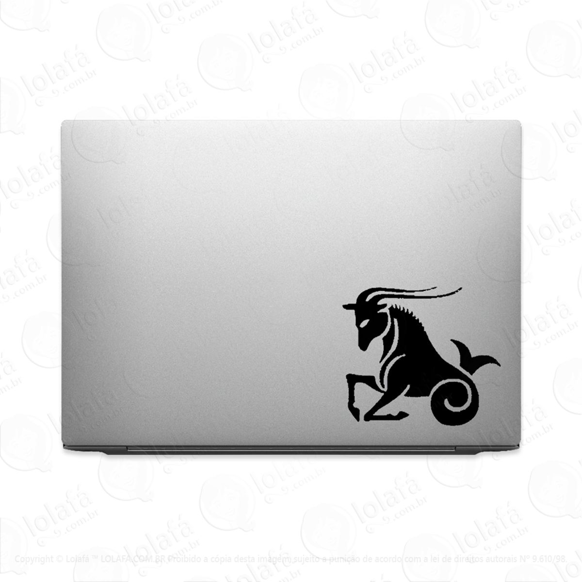 Adesivo Para Notebook Signo Zodiaco Capricornio Mod:3460