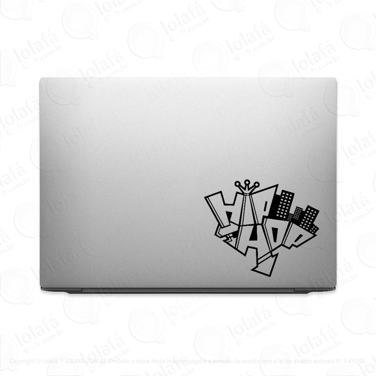 Adesivo Para Notebook Hip Hop Rap Urbano Hiphop Mod:3461