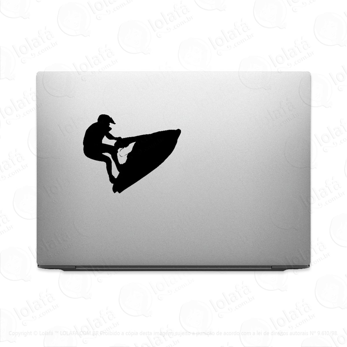 Adesivo Para Notebook Jet Ski Esporte Atleta Água Mod:3463