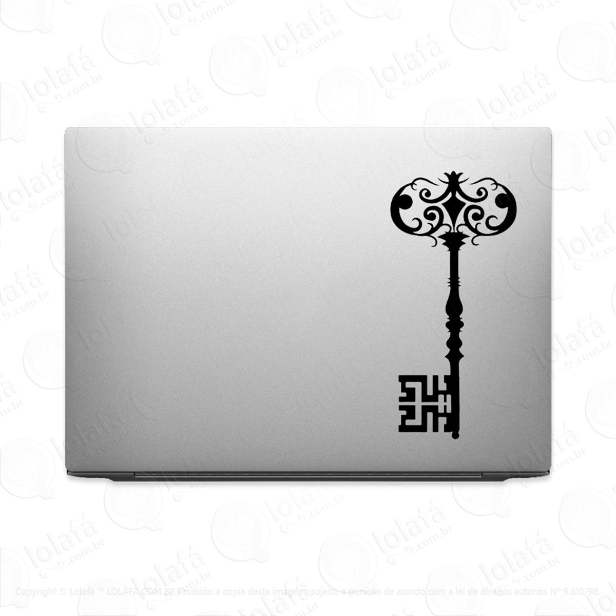 Adesivo Para Notebook Chave Mestra Skeleton Key Mod:3479