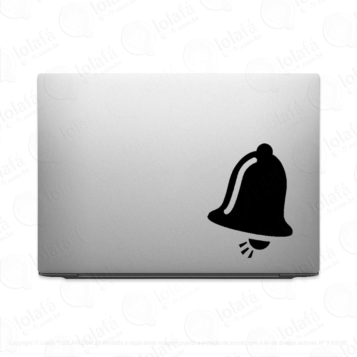 Adesivo Para Notebook Sino Bell Tocando Mod:3480