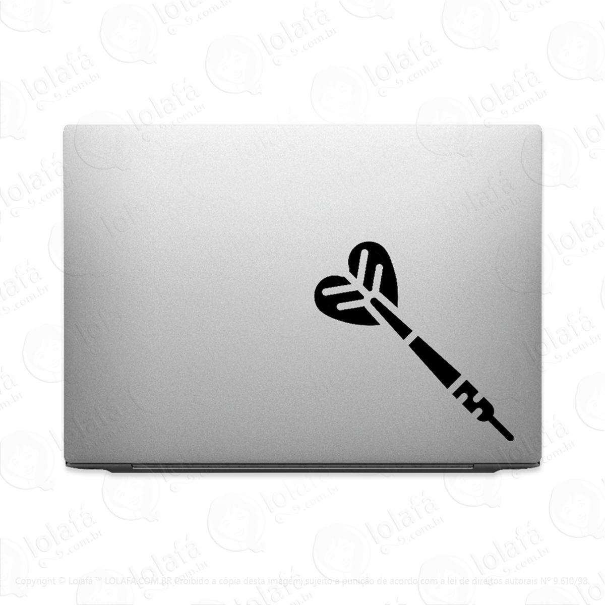 Adesivo Para Notebook Dardo Esporte Alvo Mod:3492