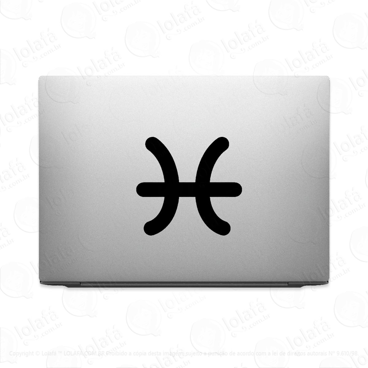 Adesivo Para Notebook Peixes Signo Horóscopo Mod:3499