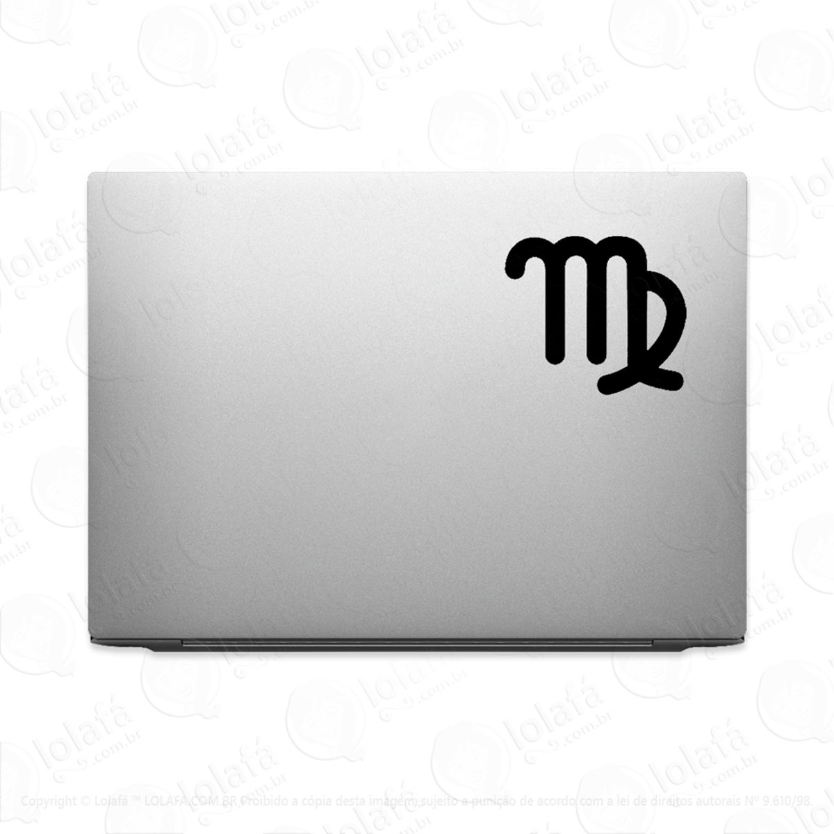 Adesivo Para Notebook Virgem Signo Horóscopo Mod:3504