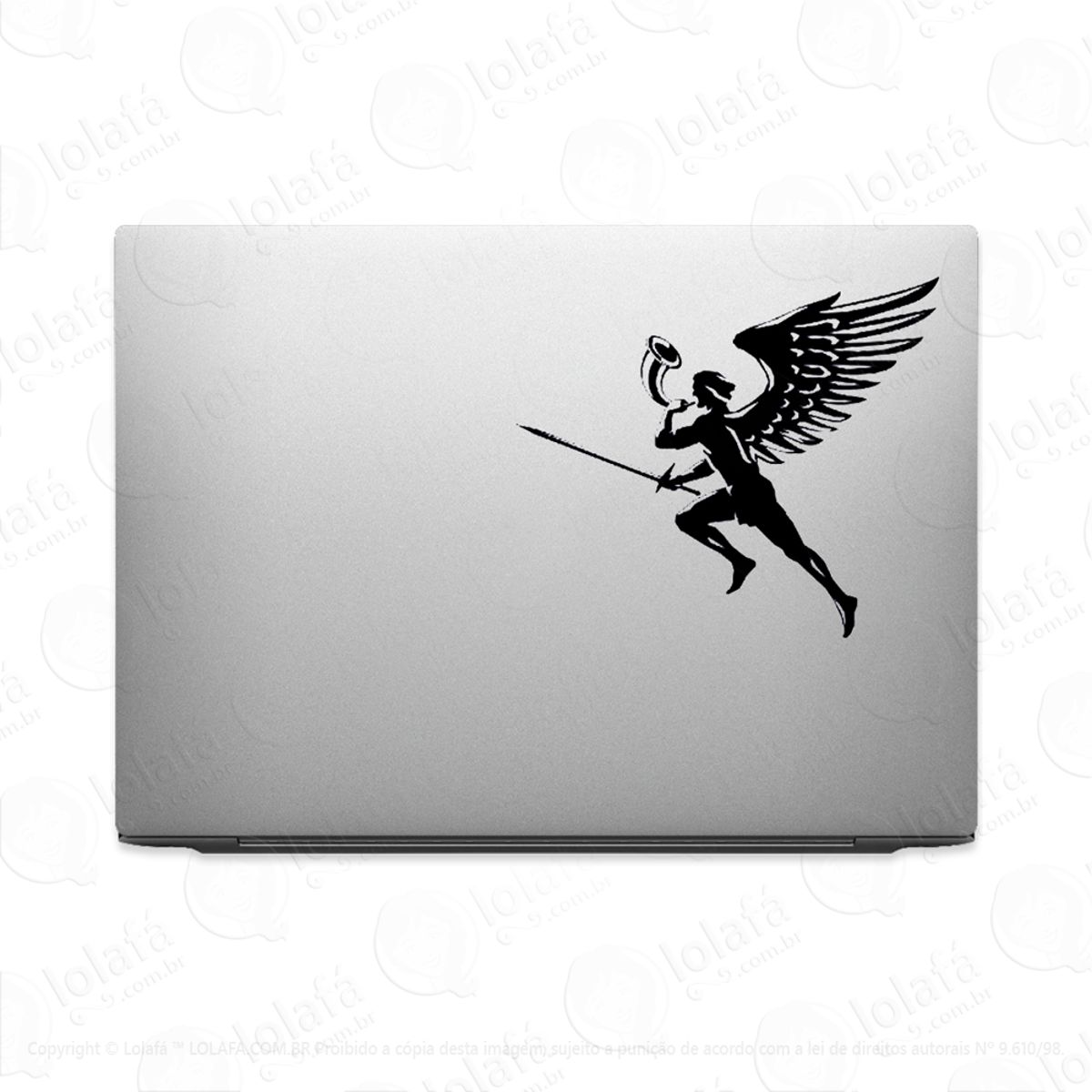 Adesivo Para Notebook Arcanjo Anjo Mod:3507