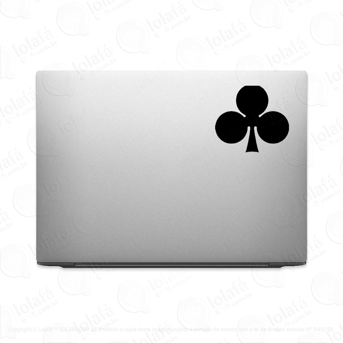 Adesivo Para Notebook Naipe De Paus Cartas Baralho Mod:3508