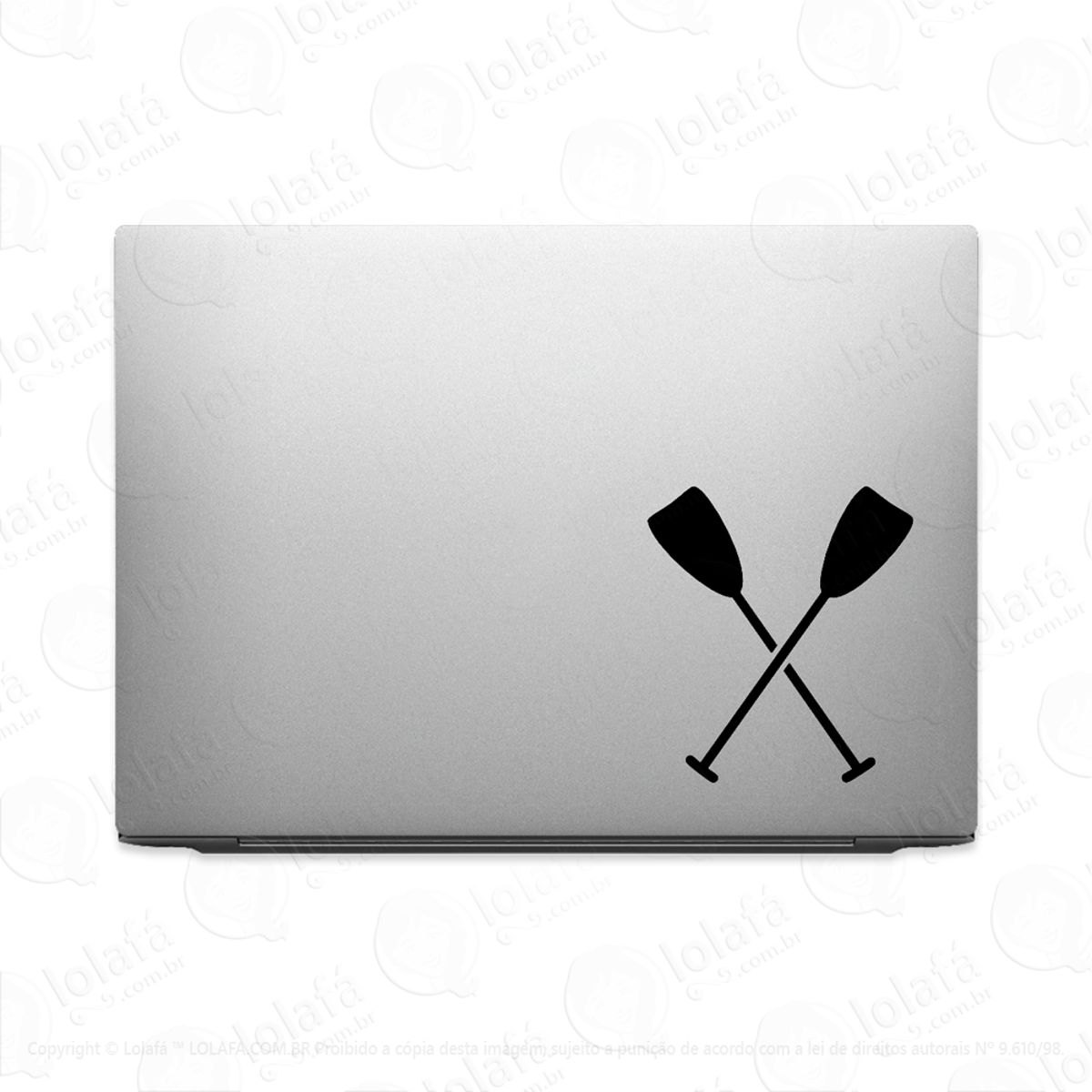 Adesivo Para Notebook Pás Cruzadas Remo Mod:3534