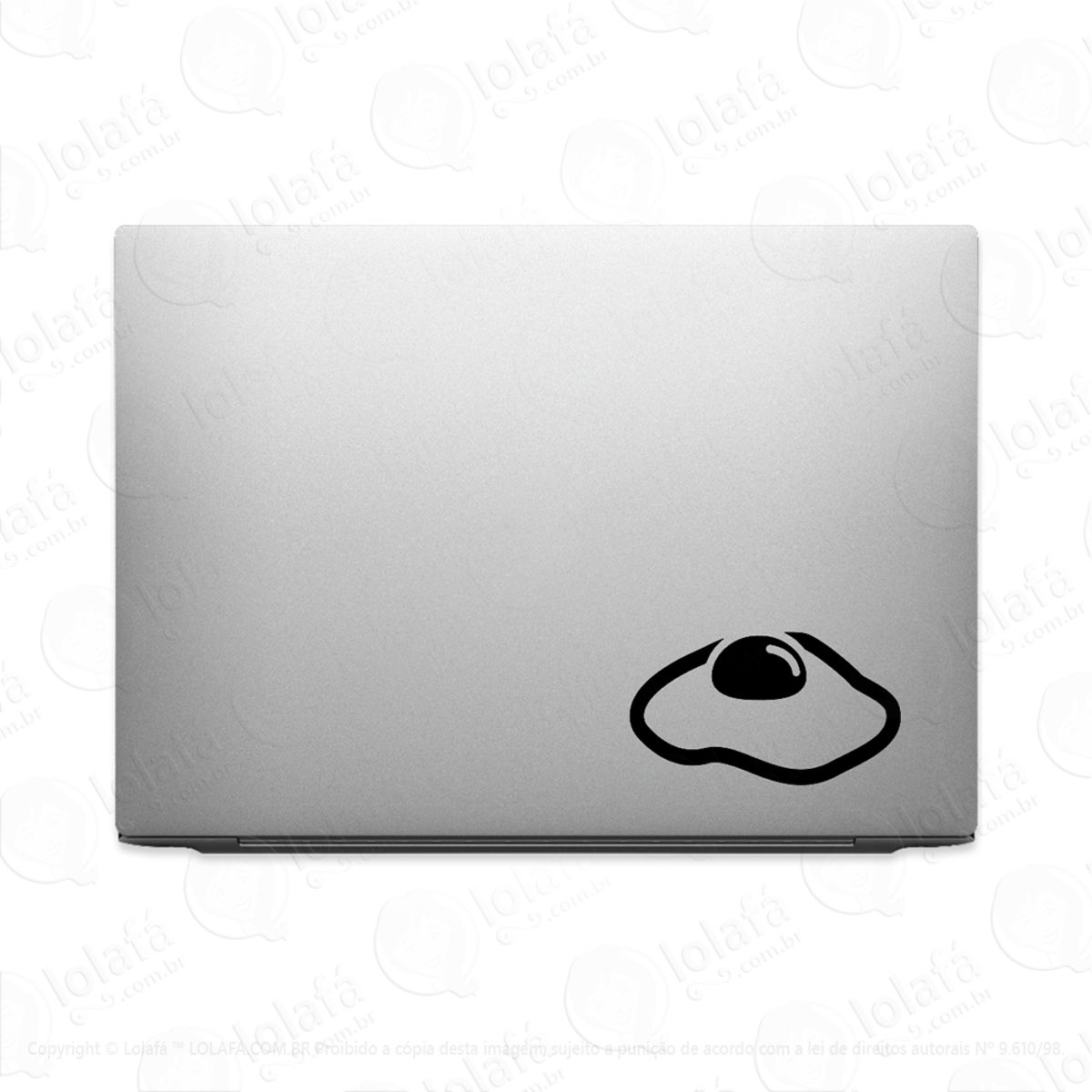 Adesivo Para Notebook Ovo Frito Gema E Clara Mod:3536