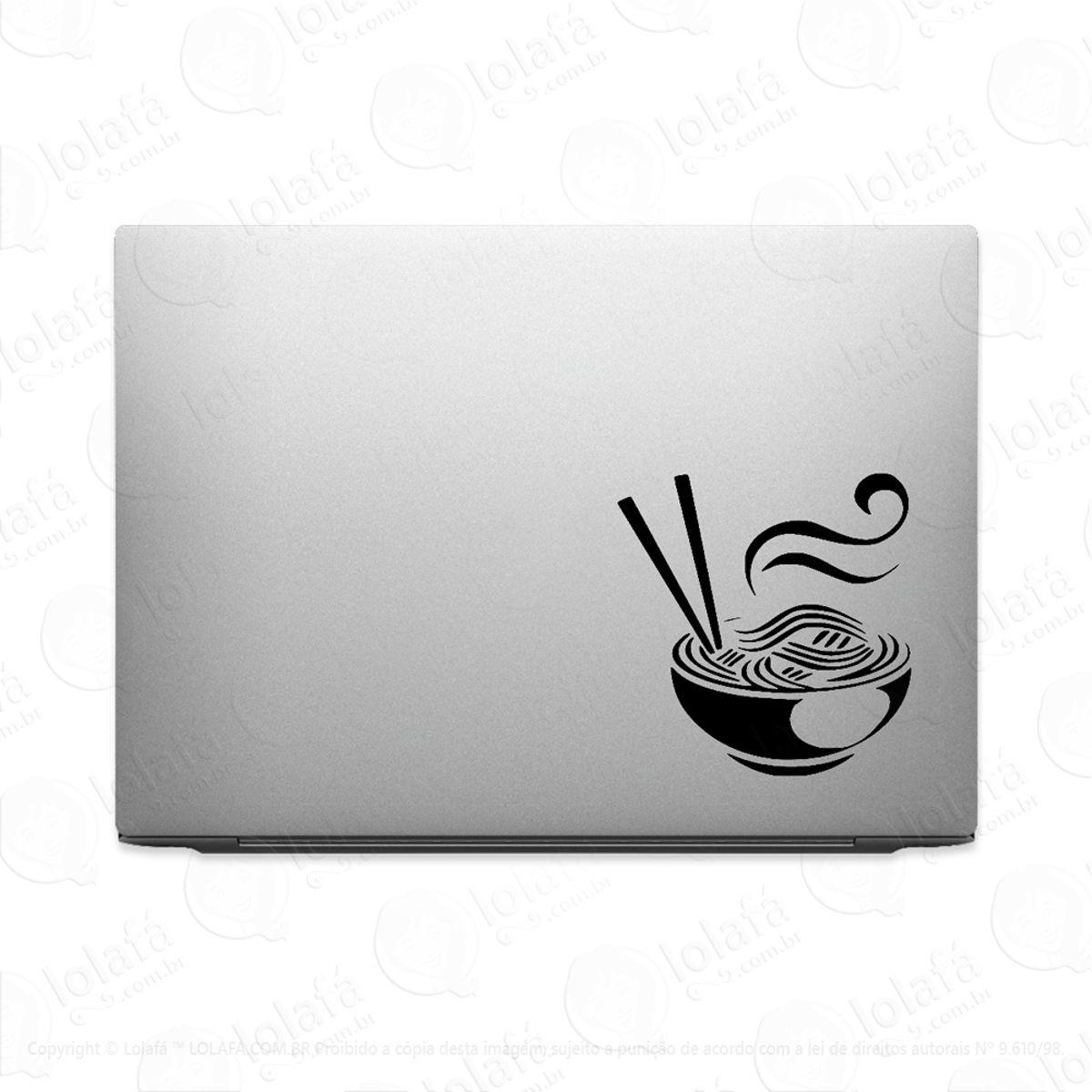 Adesivo Para Notebook Chinese Noodles Comida Chinesa Mod:3553