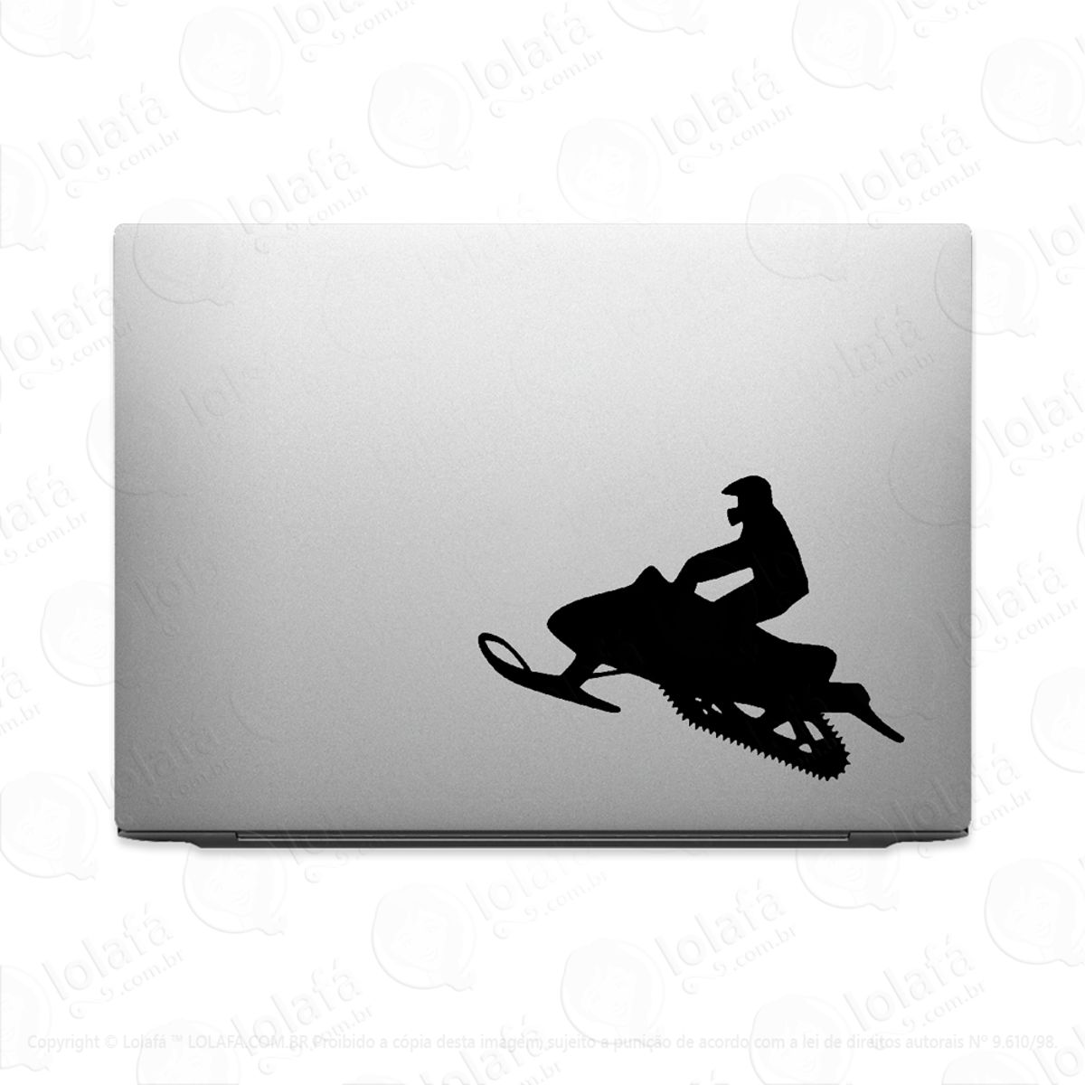 Adesivo Para Notebook Esporte Snowmobile Mod:3555