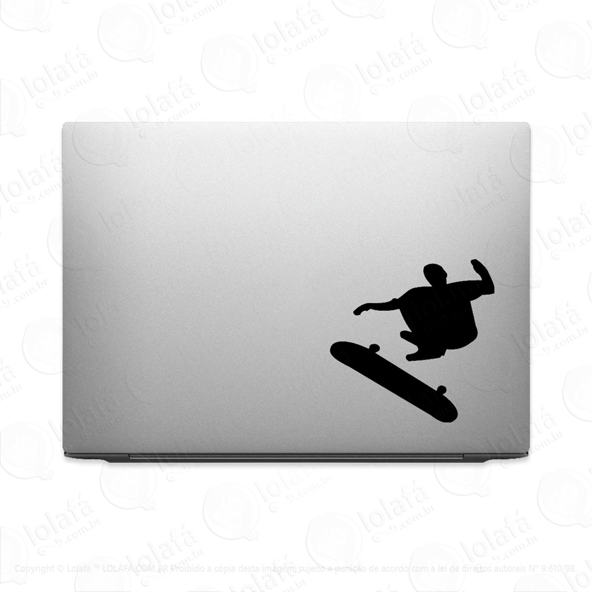 Adesivo Para Notebook Skatista Manobras Mod:3565