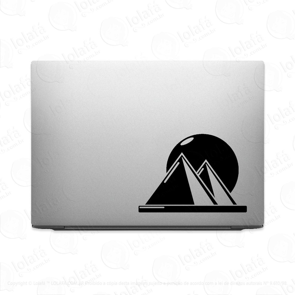 Adesivo Para Notebook Pirâmides Do Egito Mod:3570