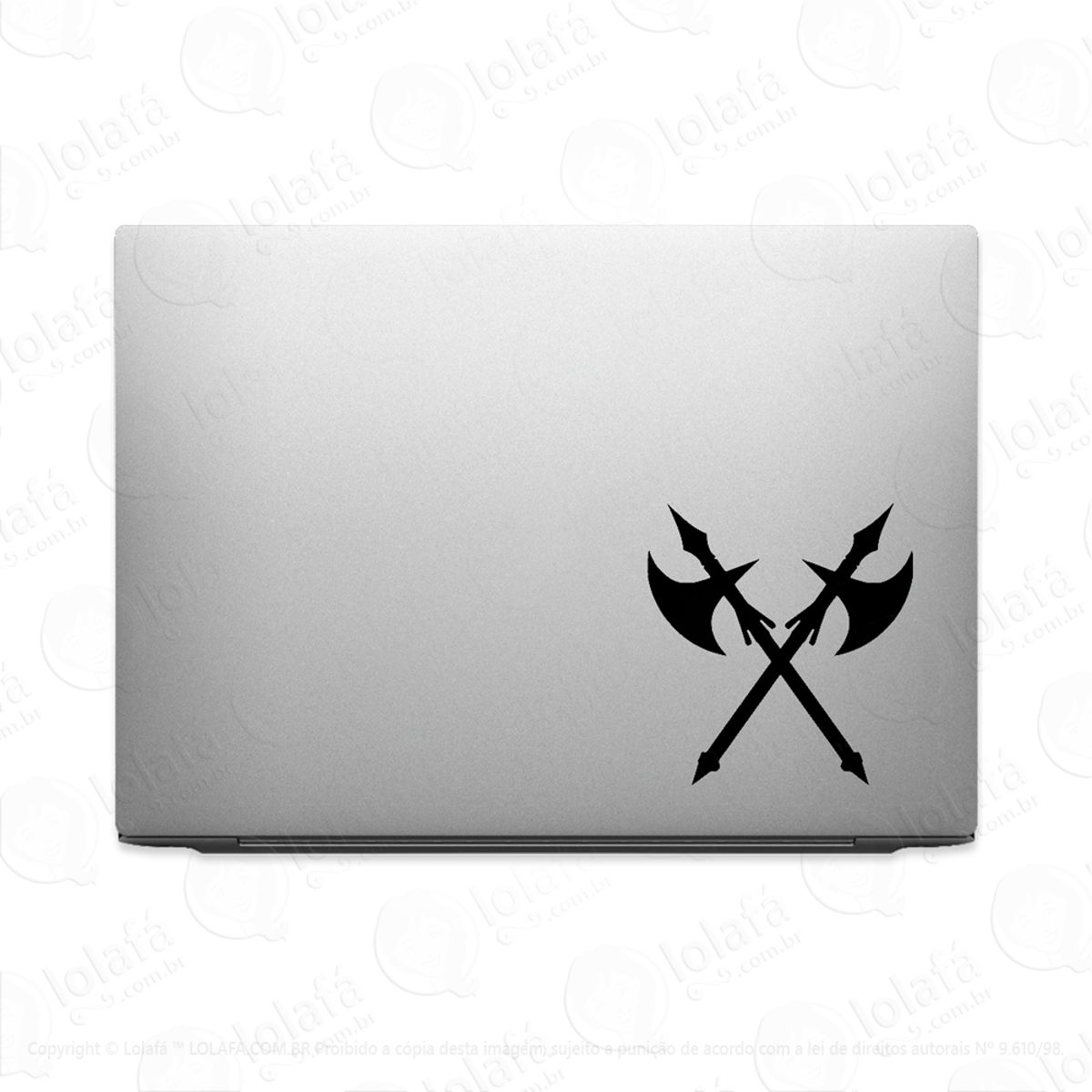 Adesivo Para Notebook Machados Cruzados Mod:3606