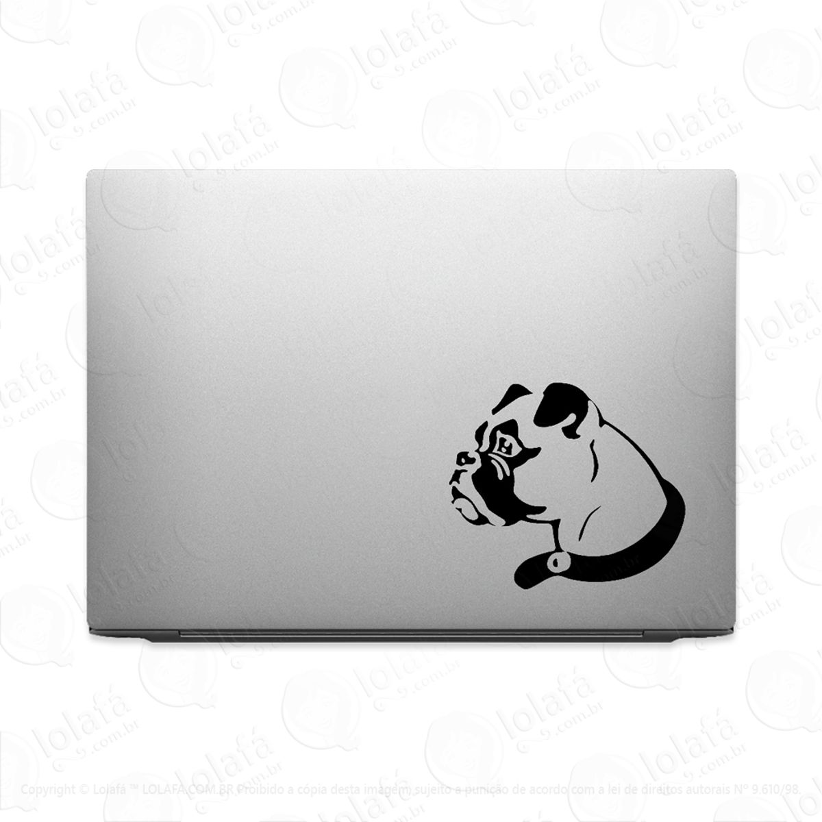 Adesivo Para Notebook Cachorro Boxer Mod:3617