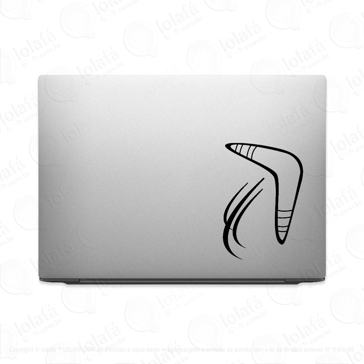 Adesivo Para Notebook Bumerangue Voando Mod:3624