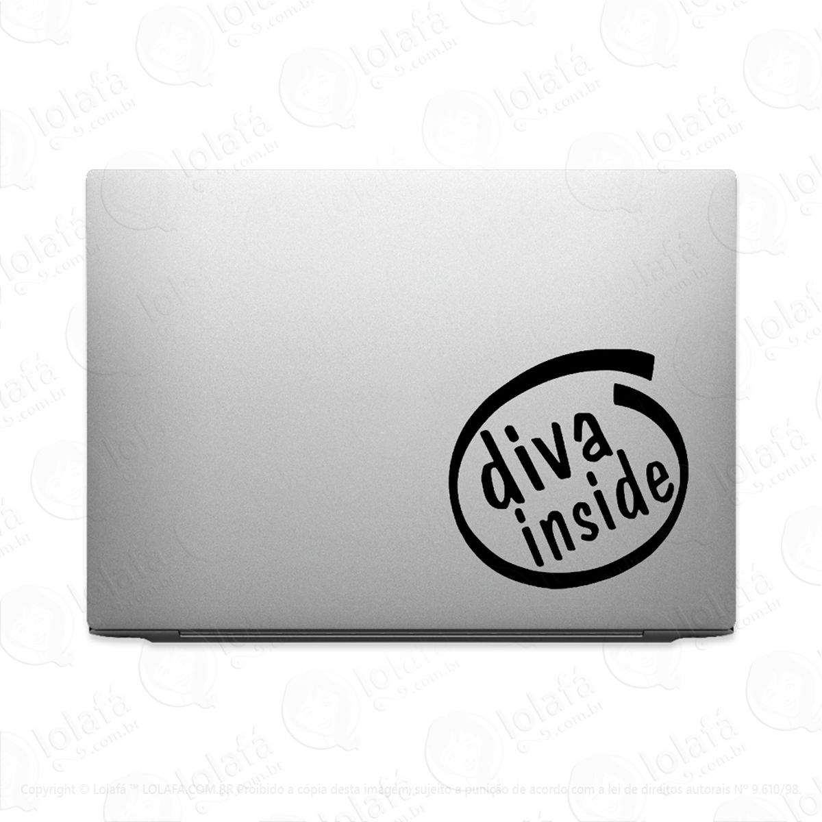 Adesivo Para Notebook Diva Inside Mod:3627
