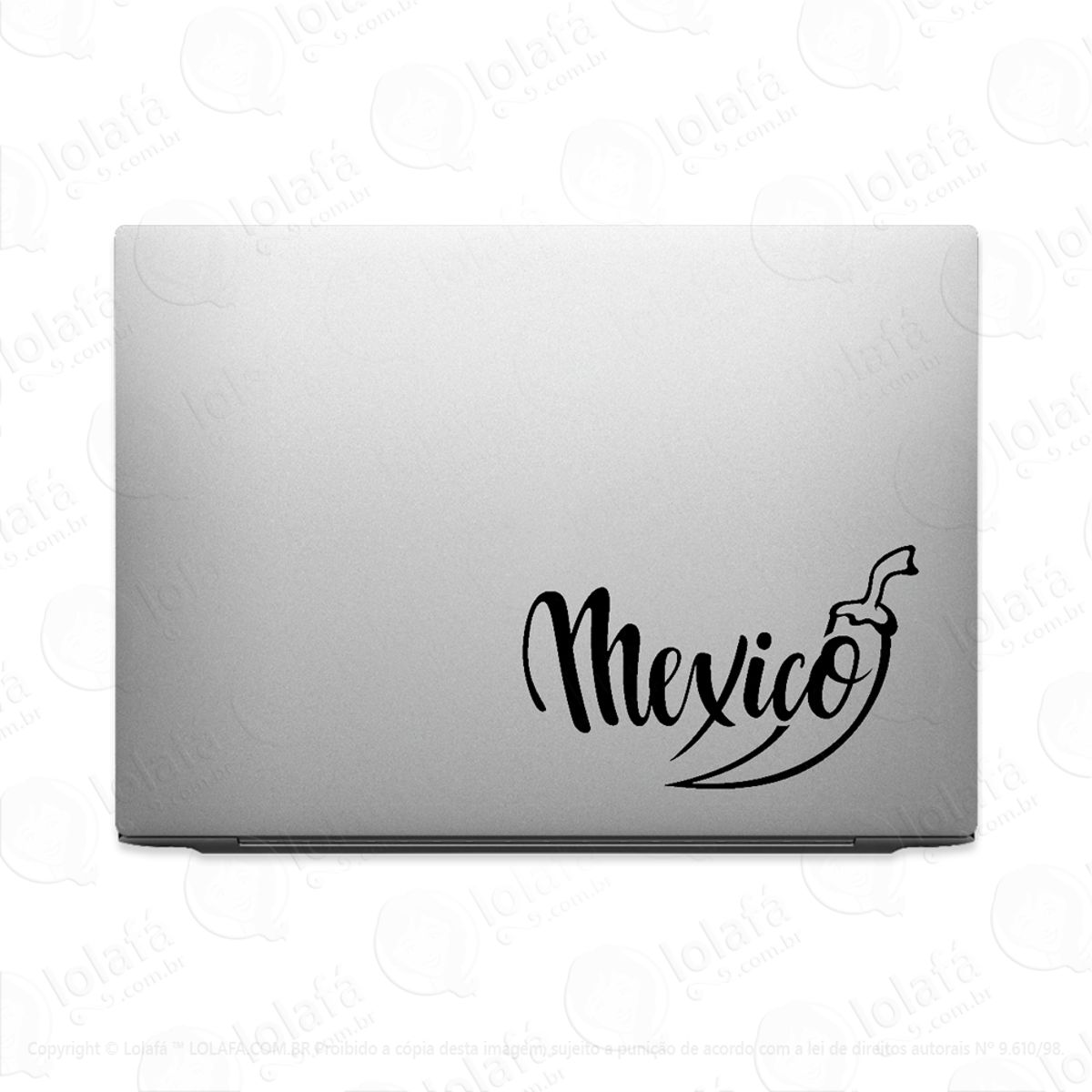 Adesivo Para Notebook México Gastronomia E Culinária Mod:3647
