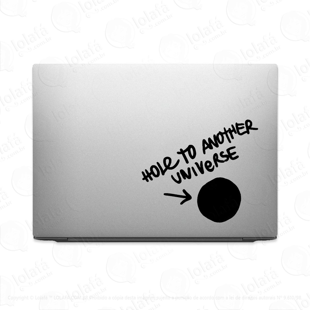 Adesivo Para Notebook Universo Buraco Negro Mod:3660