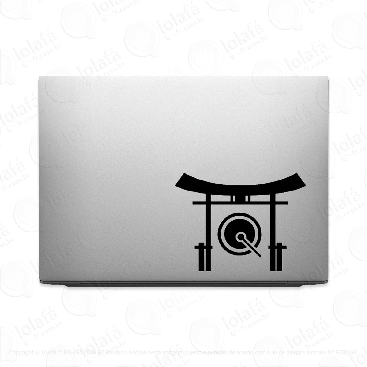 Adesivo Para Notebook Tocando O Gongo Mod:3667