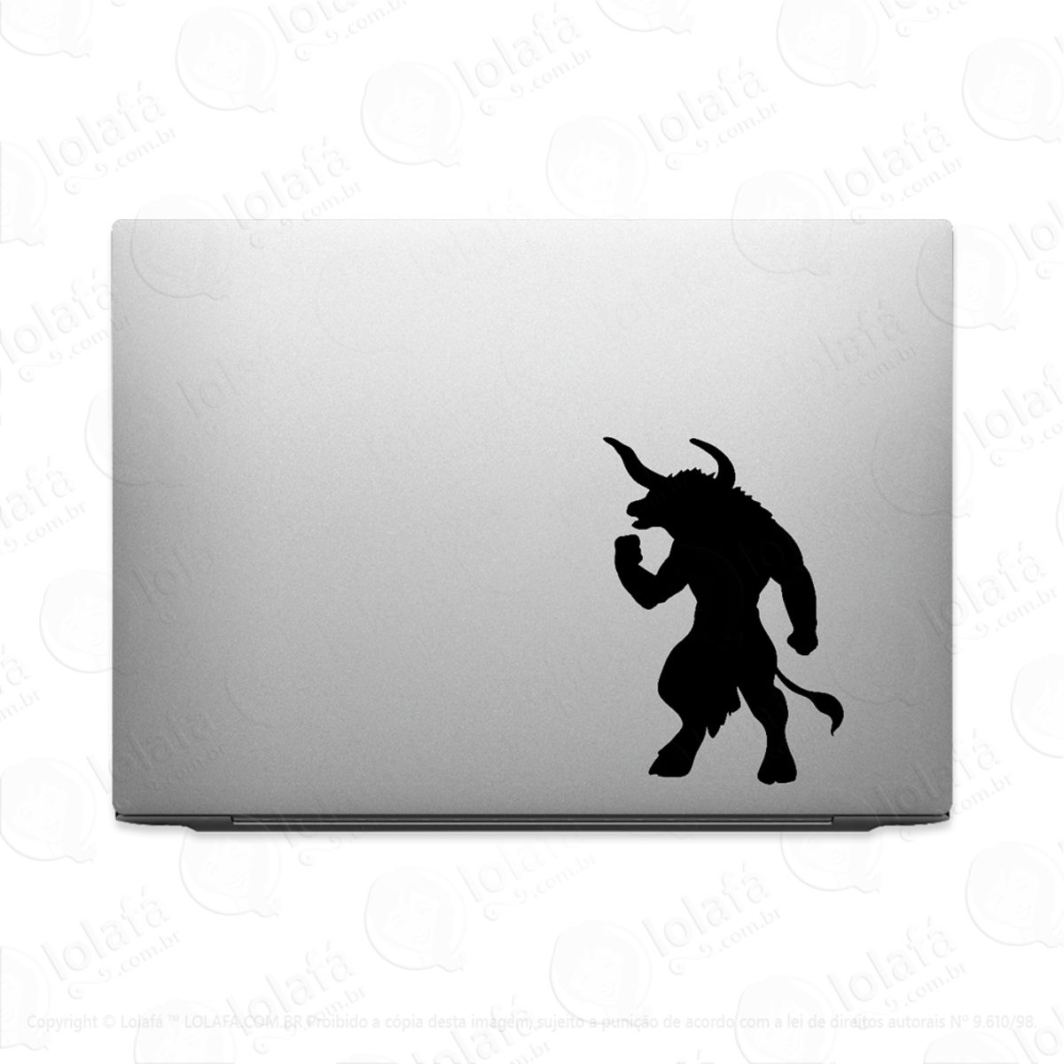 Adesivo Para Notebook Minotauro Touro Mod:3668