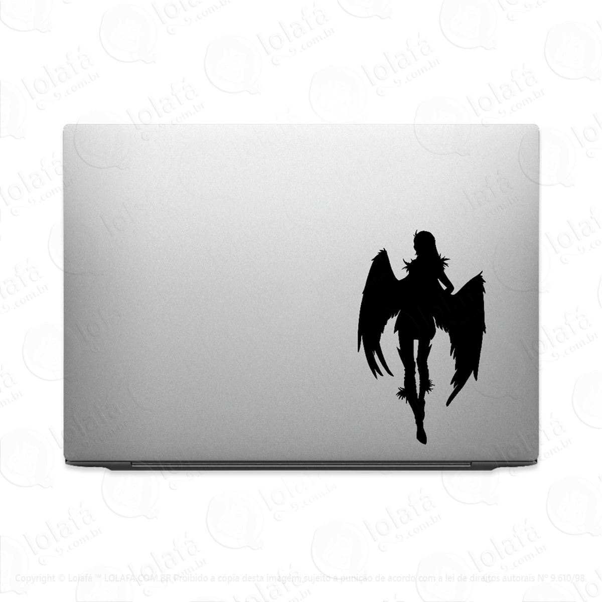 Adesivo Para Notebook Menina Anja Silhueta Mod:3687