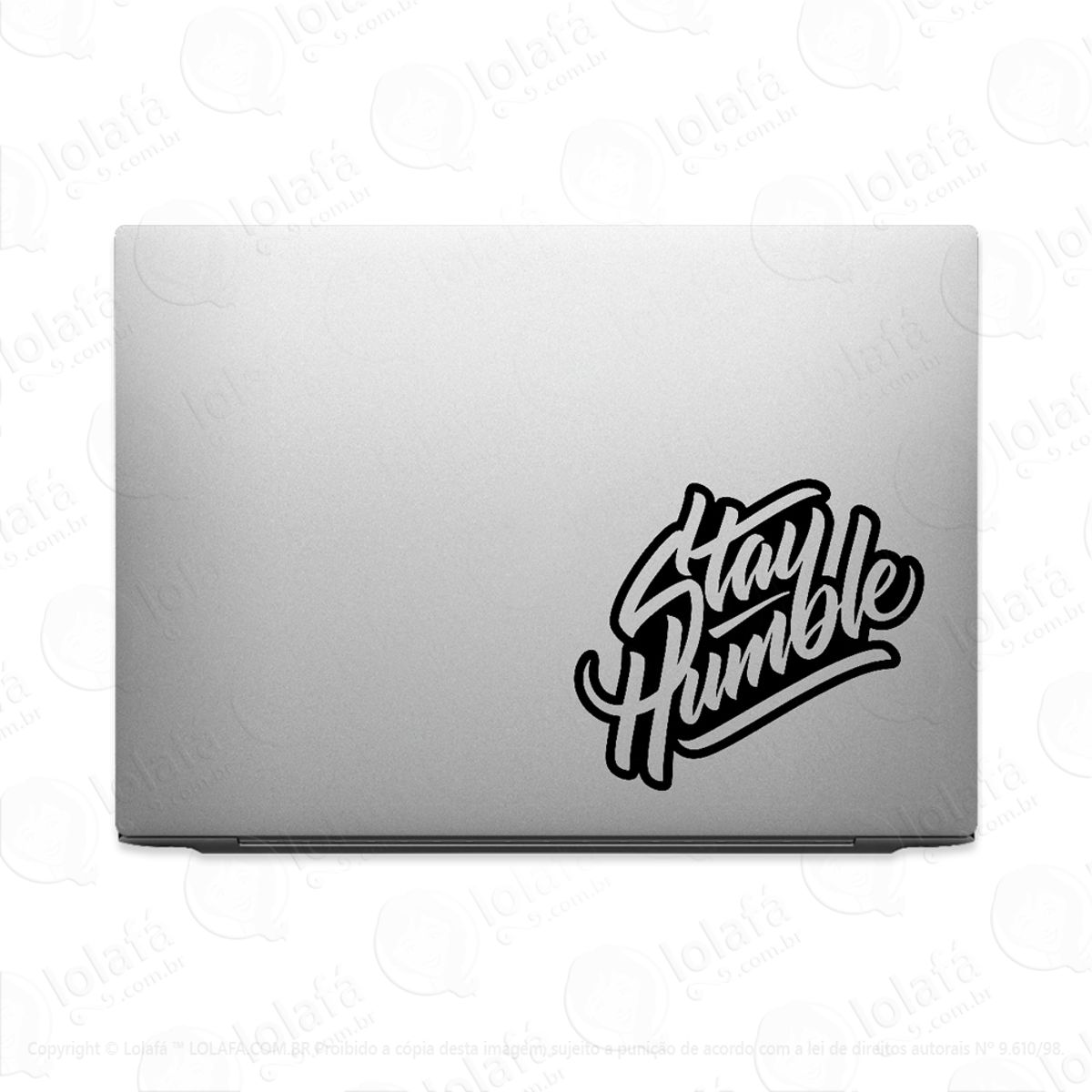 Adesivo Para Notebook Seja Humilde Mod:3688